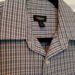 Van Heusen Plaid Shirt, M 15 - 15 1/2